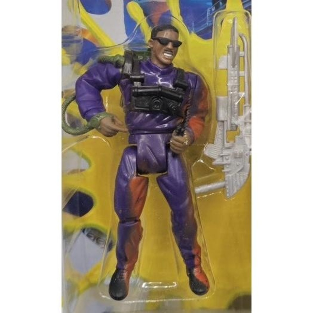 Galoob Men In Black MIB 1997 Vintage Flame-Blastin' Jay Action Figure Sci-Fi - Picture 2 of 3